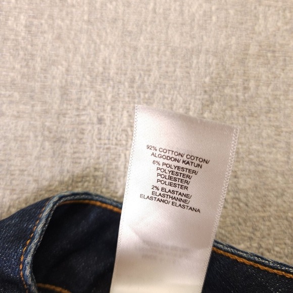 Vtg Lucky Brand Jeans Women 33X33 Blue Dark Wash Lolita Skinny  Mid Rise Stretch - Picture 6 of 10